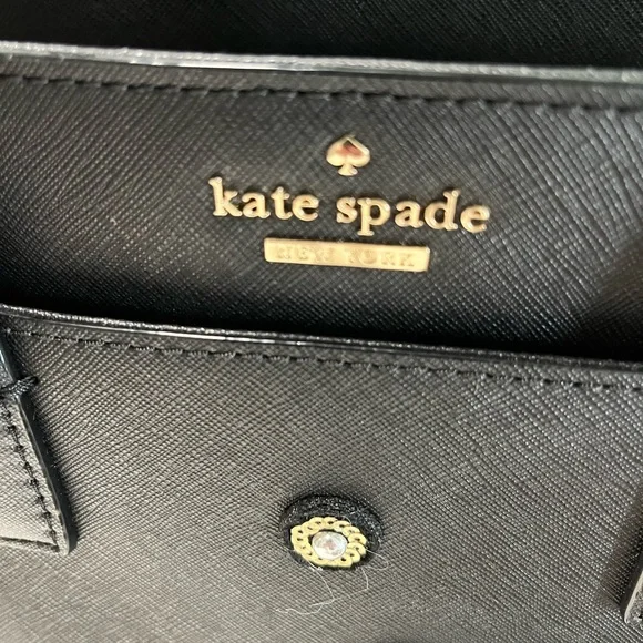 Kate Spade Black Satchel with Embellishments - Picture 4 of 8